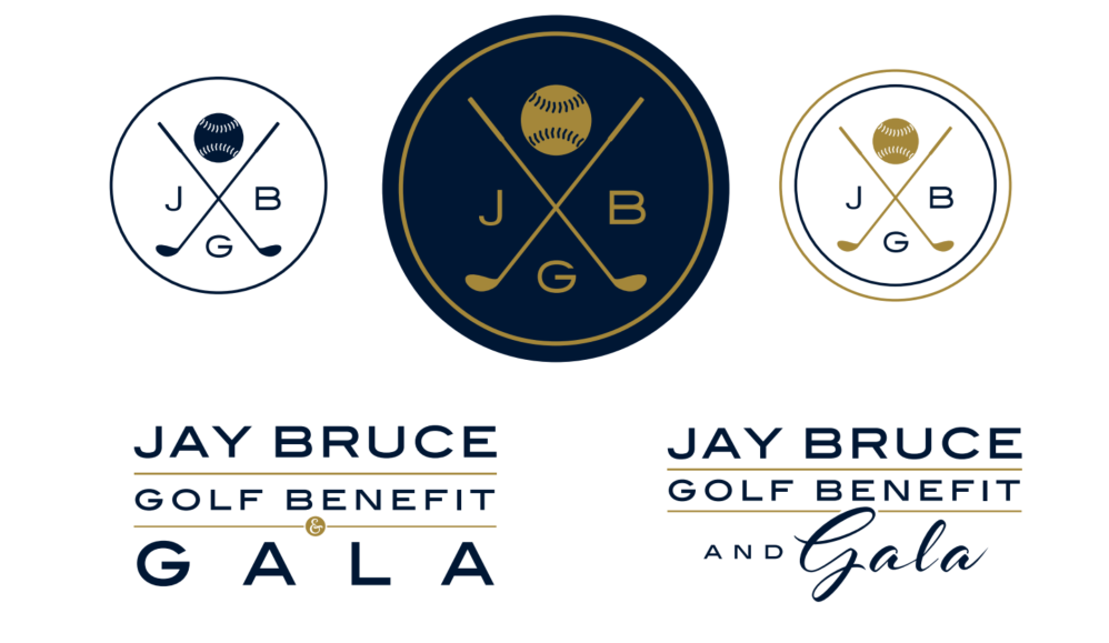 various logo formats for Jay Bruce Golf