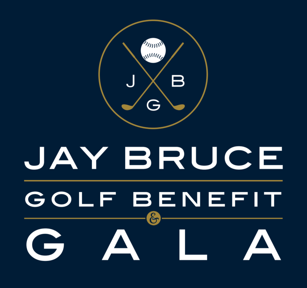 navy logo of Jay Bruce Golf
